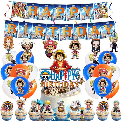 one piece theme birthday|one piece character birthday.